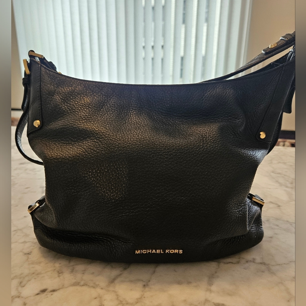 Michael Kors Black Leather Purse